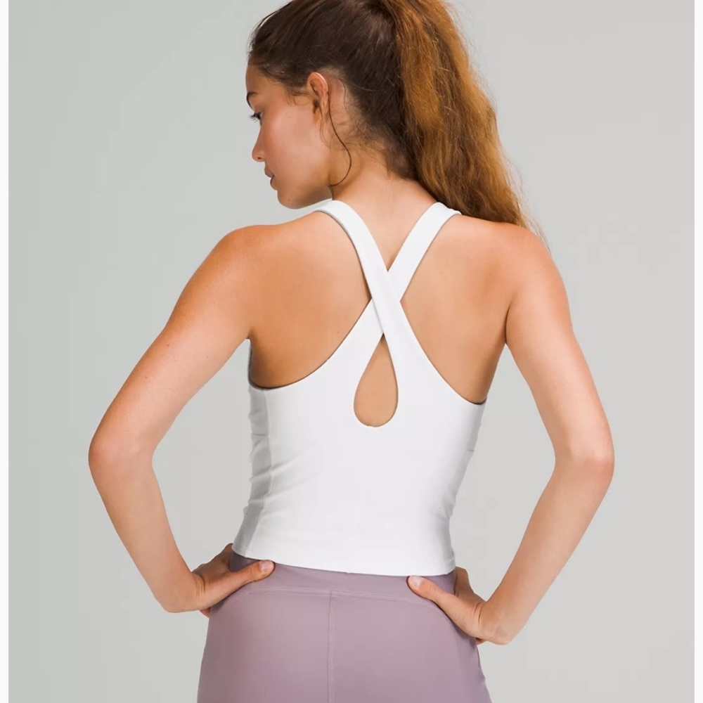 Lululemon Key to Balance Yoga Tank Top in White